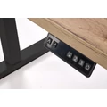 Kép 4/10 - B54 állítható magasságú íróasztal - Artisan Tölgy / Fekete