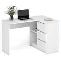 Kép 1/11 - BEGA sarok íróasztal - Fehér