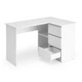 Kép 10/11 - BEGA sarok íróasztal - Fehér