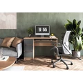 Kép 2/12 - CINO íróasztal - Artisan Tölgy / Grafit