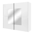 Kép 3/8 - .ASCONA 8XIKA202 219 cm tolóajtós gardrób TÜKÖRREL - Fehér