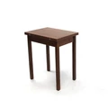 Kép 2/2 - SZEGED asztal 70x50(+50)cm - Világós dió