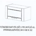 Kép 1/5 - ALÍZ F/34/60/1AF-FELSŐ 1 felnyíló ajtós, PÁRAELSZÍVÓS elem