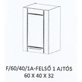 Kép 1/5 - ALÍZ F/60/40/1A-FELSŐ 1 ajtós elem - BALOS