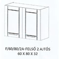 Kép 1/5 - ALÍZ F/60/80/2A-FELSŐ 2 ajtós elem