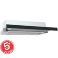 Kép 1/3 - EVIDO SLIMLUX 60GB teleszkópos kihúzható páraelszívó, 60 cm, fekete