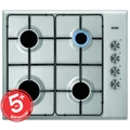 Kép 1/2 - EVIDO VALEO 60SX gáz főzőlap, inox, 60 cm, zománcozott edénytartók (TGEVA60S)