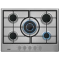 Kép 2/2 - EVIDO VALEO 70X gáz főzőlap WOK égővel, inox, 70 cm, öntöttvas edénytartók