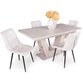 Kép 2/4 - PRÁGA asztal 160(+40)cm - Justus Tölgy