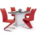 Kép 3/7 - FLÓRA asztal 120(+40)cm - Beton / Fehér