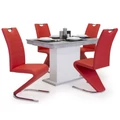 Kép 5/7 - FLÓRA asztal 120(+40)cm - Beton / Fehér