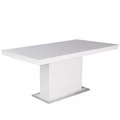 Kép 1/2 - FLÓRA asztal 160(+40)cm - Rusztik Fehér