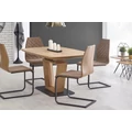 Kép 3/9 - BLACKY asztal 160(+60)cm - Arany Tölgy / Fekete
