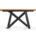 Kép 6/10 - CAPITAL asztal 160(+40)cm - Arany Tölgy / Fekete