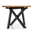 Kép 9/10 - CAPITAL asztal 160(+40)cm - Arany Tölgy / Fekete