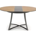 Kép 3/16 - MORETTI asztal 118(+30)cm - Arany Tölgy / Fekete / Antracit