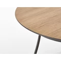 Kép 5/16 - MORETTI asztal 118(+30)cm - Arany Tölgy / Fekete / Antracit