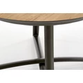 Kép 6/16 - MORETTI asztal 118(+30)cm - Arany Tölgy / Fekete / Antracit
