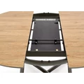 Kép 8/16 - MORETTI asztal 118(+30)cm - Arany Tölgy / Fekete / Antracit
