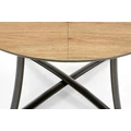 Kép 12/16 - MORETTI asztal 118(+30)cm - Arany Tölgy / Fekete / Antracit