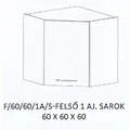 Kép 1/8 - DORINA F/60/60/1A/S-FELSŐ 1 ajtós sarok elem - JOBBOS