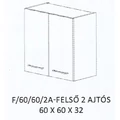 Kép 1/3 - HELGA F/60/60/2A-FELSŐ 2 ajtós elem