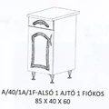 Kép 1/6 - FLÓRA A/40/1A/1F-ALSÓ 1 ajtó 1 fiókos munkalapos elem - BALOS
