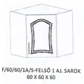 Kép 1/6 - FLÓRA F/60/60/1A/S-FELSŐ 1 ajtós sarok elem - JOBBOS
