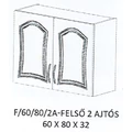 Kép 1/6 - FLÓRA F/60/80/2A-FELSŐ 2 ajtós elem