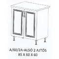 Kép 1/11 - ORSI A/60/2A-ALSÓ 2 ajtós munkalapos elem