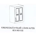 Kép 1/11 - ORSI F/60/40/1A/ÜV-FELSŐ 1 üveg ajtós elem - JOBBOS