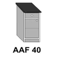 Kép 1/7 - ANTÓNIA AAF40-es ajtós fiókos munkalapos elem balos