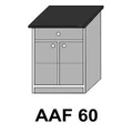 Kép 1/8 - LAURA AAF60 2 ajtós 1 fiókos munkalapos elem