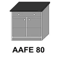 Kép 1/8 - LAURA AAFE80-as 2 ajtós 1 fiókos munkalapos elem