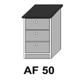 Kép 1/6 - ZILLE AF50-es 3 fiókos munkalapos elem