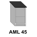 Kép 1/7 - ANTÓNIA AML45-ös munkalapos elem balos