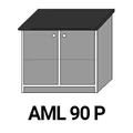 Kép 1/8 - LAURA AML90P ajtós munkalapos elem Konyhaszigetnek és térbe forduló konyhához