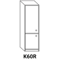 Kép 1/6 - ZILLE K60R ajtós, oldalra nyitható rácsos kamra elem vasalathoz, balos