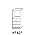Kép 1/7 - ANTÓNIA KF60F beépíthető sütős, fiókos elem