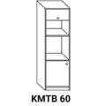 Kép 1/8 - LAURA KMTB60 beépíthető sütős-mikrós elem, balos