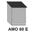 Kép 1/8 - LAURA AMO 60 E egyajtós balos mosogatós elem munkalappal, tál nélkül