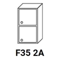 Kép 1/7 - ANTÓNIA F35 2A kétajtós zárt elem jobbos