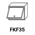 Kép 1/6 - ZILLE FKF35 felső félmagas, kamra mélységű felnyílós elem