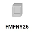 Kép 1/6 - ZILLE FMFNY26 félmagas nyitott elem