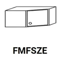 Kép 1/8 - LAURA FMFSZE felső sarok félmagas páraelszívós elem jobbos