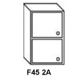Kép 1/7 - ANTÓNIA F45 2A-as 2 ajtós zárt elem balos