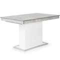 Kép 1/7 - FLÓRA asztal 120(+40)cm - Beton / Fehér