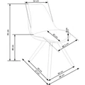 Kép 2/2 - K201 szék - Szürke