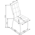 Kép 2/3 - K209 szék - Szürke