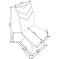 Kép 2/2 - K224 szék - Fekete